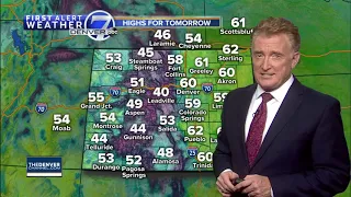 Warm and dry in Denver through Friday, but snow and colder Saturday