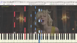Меланхолия - Гагарина Полина (Ноты и Видеоурок для фортепиано) (piano cover)