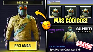 COMO RECLAMAR EL PERSONAJE PROTON ÉPICO Y OBTENER MUCHOS CÓDIGOS GRATIS EN COD MOBILE!!