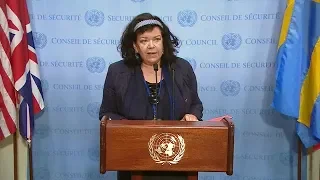 Security Council President on Yemen & South Sudan - Media Stakeout (10 August 2018)