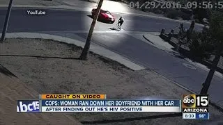 PD: Girlfriend hits boyfriend with car over HIV