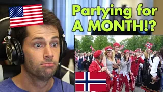 American Reacts to the WEIRDEST Things Norwegians Do