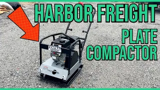 First Use of Harbor Freight Central Machinery Plate Compactor