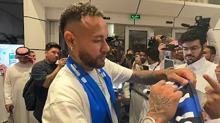 Neymar Jr First Day At Al-Hilal