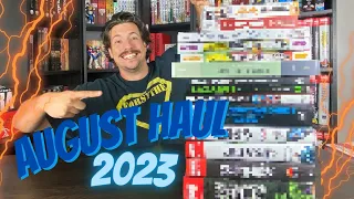 August 2023 Haul | Omnibus & Hardcovers | Marvel | DC | Image | Manga | Monthly Haul!