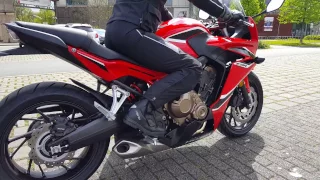 Honda CBR650F 2017 - startup, walkaround and sound