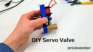 Simple DIY Servo Valve - 3D Printed