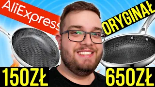 Kupiłem PATELNIĘ HEXCLAD z ALIEXPRESS i ORYGINAŁ | Która lepsza?