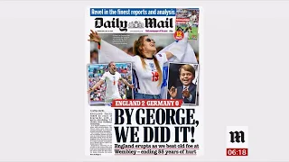 England beat Germany 2-0 in Euro 2020 - BBC News - 30th June 2021