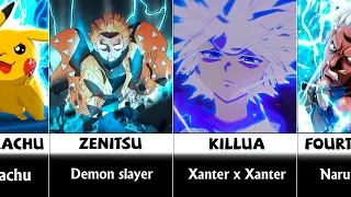 Strongest Lightning Users in Anime