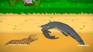 JAGUAR VS CROCODILE ANIMATION