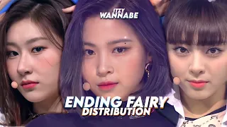 ITZY - WANNABE [Ending Fairy Distribution; Color Coded]