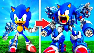 From Sonic To MECHA SONIC In GTA 5!