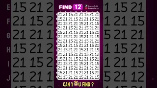 👁️ FIND 12 🍀