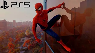 Spider-Man Remastered PS5 - Classic Suit Free Roam Gameplay (4K 60FPS Performance RT Mode)