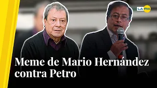 Meme de Mario Hernández contra Petro causó revuelo en redes sociales