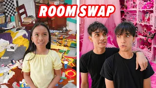 SWAPPING BEDROOMS With Our Little Sister! (BAD IDEA)