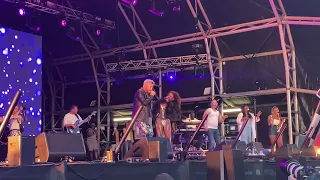 Beverley Knight and Adam Lambert duet at Mighty Hoopla festival 2023