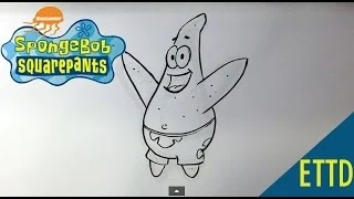 How to Draw Patrick fron Spongebob Squarepants - Easy Things to Draw