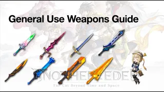 Another Eden - General Weapons Guide