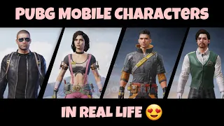 PUBG Mobile Characters In Real Life 😍 | Sara, Victor, Carlo, Andy |  #pubgmobileshorts #shorts