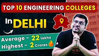 Top 10 Engineering Colleges in Delhi | 2 Crore Placement😱😱 | Harsh sir @VedantuMath