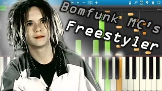 Bomfunk MC's - Freestyler [Piano Tutorial] Synthesia