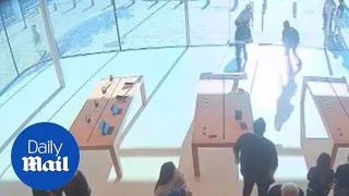 Thieves steal $30,000-worth of Apple products in 20 SECONDS!