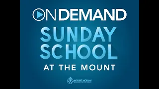 Youth Sunday School Lesson-Sunday, October 2, 2022