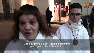 La voce dei devoti di Sant'Agata sulla guerra del cordone