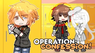 Operation: confession! // soukoku high school au | Valentine's day special 💌