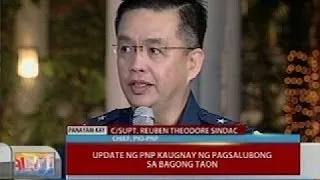 UB: Update ng PNP kaugnay ng pagsalubong sa Bagong Taon