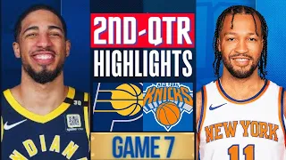 New York Knicks vs Indiana Pacers Game 7 Highlights 2nd-QTR | May 19 | 2024 NBA Playoffs