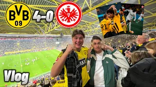 BVB Borussia Dortmund vs Eintracht Frankfurt / 4-0 😱 Dortmund wird Meister🔥 Stadion Vlog