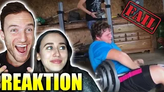 Die krassesten Home Workout Fails! | Sascha Huber und Paulina Wallner Reaktion