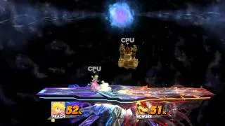 SSB LEVEL 9 CPU TOURNAMENT ROUND 2- PEACH VS BOWSER