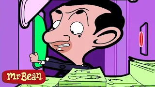 The Broken CASH MACHINE | Mr Bean Animated | Funny Clips | Cartoons for Kids