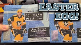 SUPER RARE EASTER EGG PULL! Opening Last 2 20-21 O-Pee-Chee Platinum Hobby Boxes
