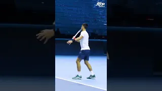 Novak Djokovic Nitto ATP Finals Turin Practice | Tennis Practice