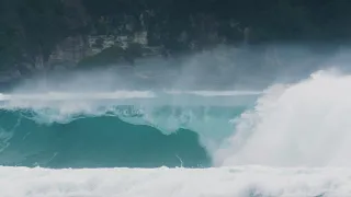 REEF Production Crew Goes Over The Falls While Filming Mikala Jones | Rob's Corner