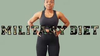 I tried military diet for weight loss *plan + 3 day results