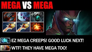 Impossible Mega Creeps Comeback By 9 Slot Items Terrorblade Epic Battle Mega VS Mega 7.27c Dota 2