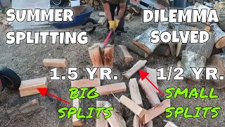 LESS THAN A YEAR TO SEASON FIREWOOD? BEAT THE CLOCK !  + CONVEYOR RESURRECTION!