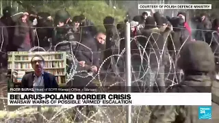 Belarus is 'weaponizing migrants' on the border 'to exert pressure on the EU' • FRANCE 24 English