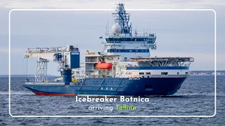 Icebreaker Botnica Arrival to Tallinn