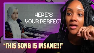FIRST TIME REACTING TO | Putri Ariani Cover "Here's Your Perfect"