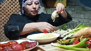 ASMR MUKBANG KOCAMAN BÜTÜN 2 TANE BUT YEDİM ‼️ÇOK ŞÜKÜR ELHAMDÜLİLLAH 🤲