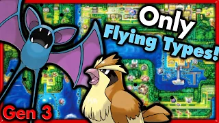 Can I Beat Pokemon Fire Red with ONLY Flying Types? 🔴 Pokemon Challenges ► NO ITEMS IN BATTLE