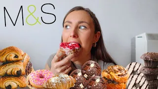 TRYING THE ENTIRE M&S BAKERY!! | Taste Test