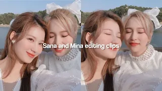 Sana and Mina editing clips